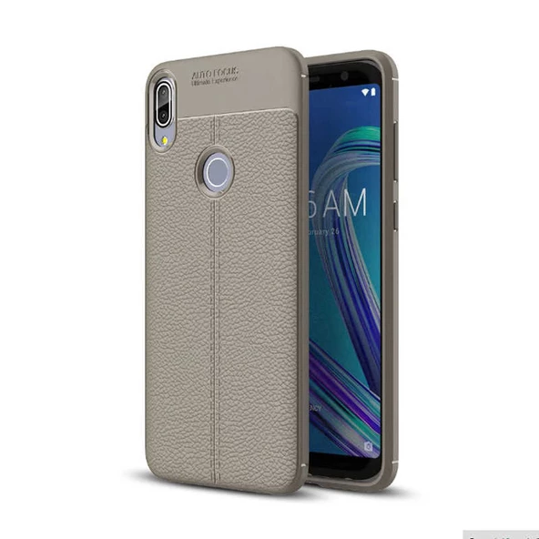 Asus Zenfone Max Pro ZB602KL Kılıf Deri Tarzı Niss Silikon Case