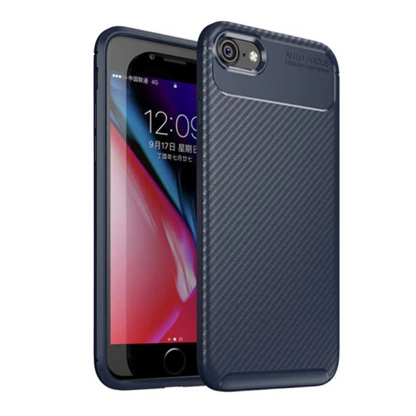 Apple iPhone 7 Kılıf Karbon Silikon Case