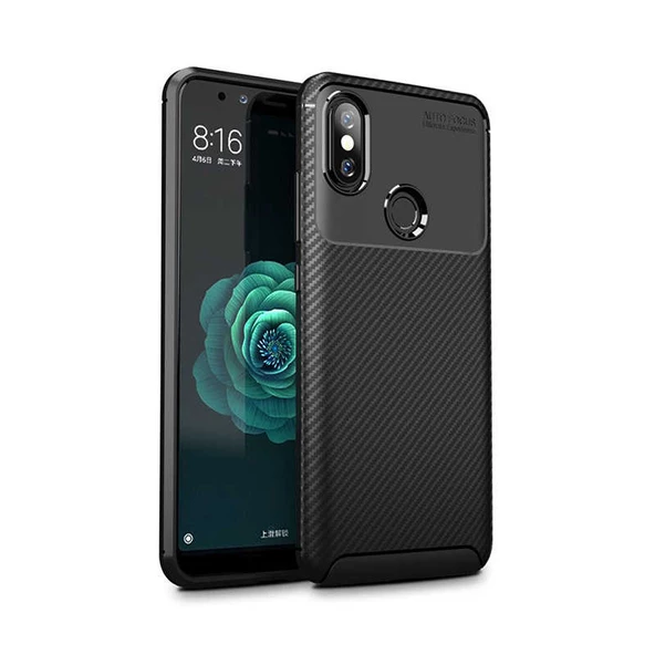 Xiaomi Mi 6X Kılıf Karbon Silikon Case