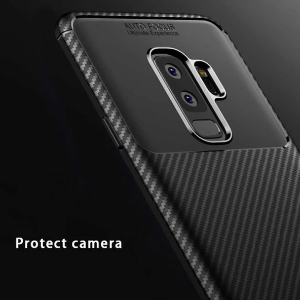Samsung Galaxy S9 Plus Kılıf Karbon Silikon Case - 6