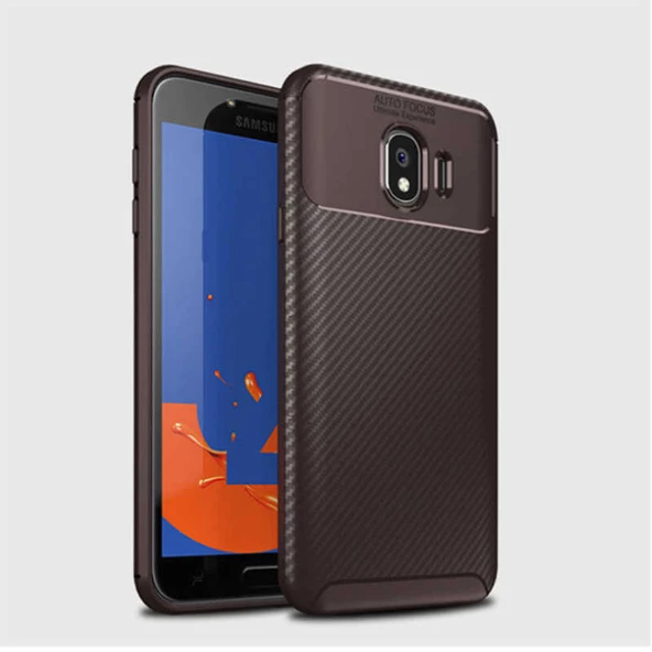 Samsung Galaxy J4 Kılıf Karbon Silikon Case