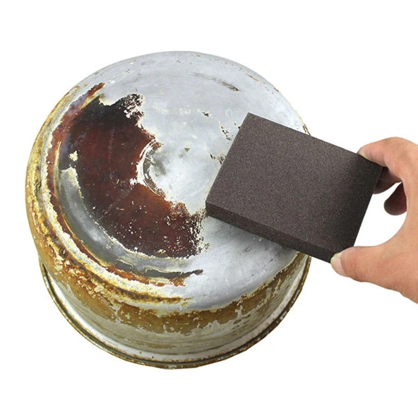 Dikdörtgen Takoz Sünger Zımpara Kübik El Zımparası Islak Kuru 120 Kum - 3