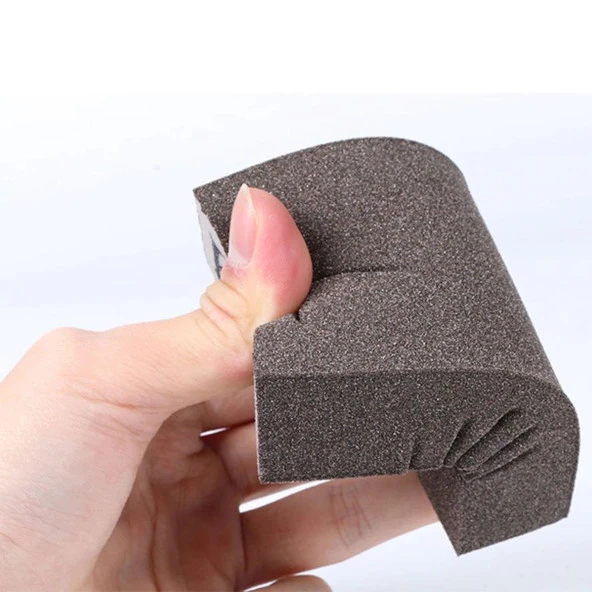 Dikdörtgen Takoz Sünger Zımpara Kübik El Zımparası Islak Kuru 120 Kum - 4