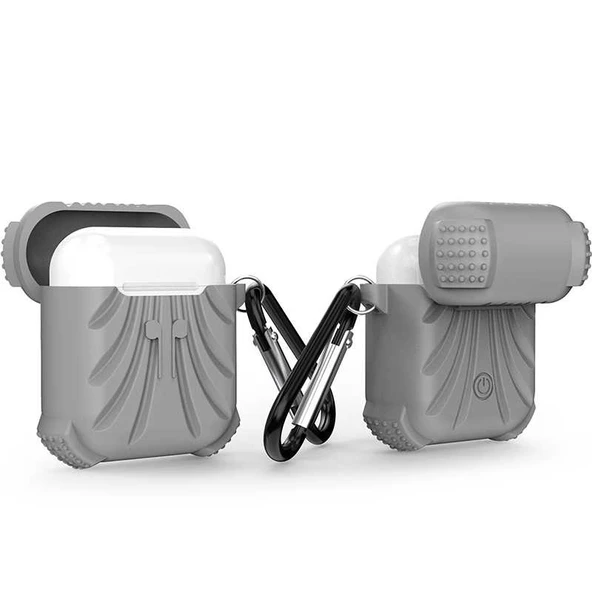 Apple Airpods 1. / 2. Nesil ile uyumlu Kılıf Silikon Airbag ile uyumlu Kılıf 01 - 4