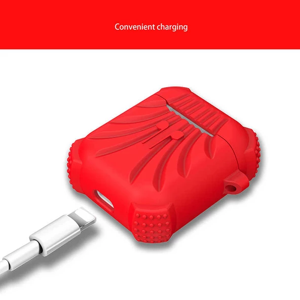Apple Airpods 1. / 2. Nesil ile uyumlu Kılıf Silikon Airbag ile uyumlu Kılıf 01 - 10