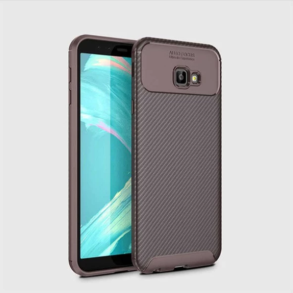 Samsung Galaxy J4 Plus Kılıf Karbon Silikon Case