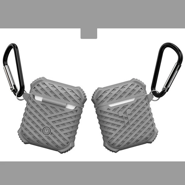 Apple Airpods 1. / 2. Nesil ile uyumlu Kılıf Silikon Airbag ile uyumlu Kılıf 02