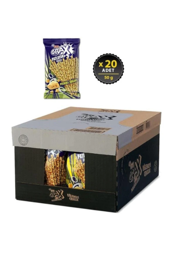 Crax Patlayan Lezzet Peynirli Soğanlı Çubuk Kraker 50 g x 20 Adet - 2