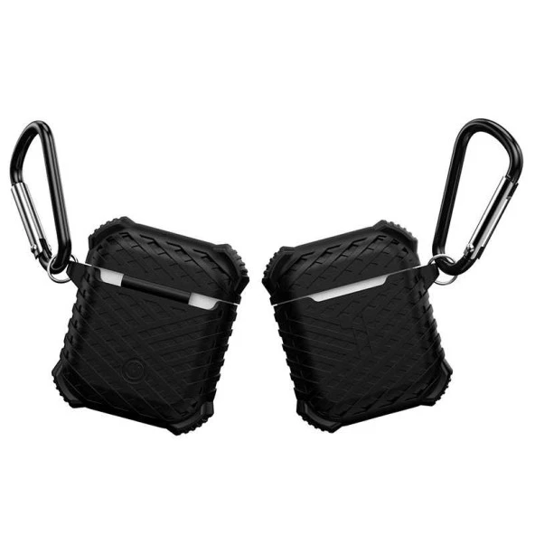 Apple Airpods 1. / 2. Nesil ile uyumlu Kılıf Silikon Airbag ile uyumlu Kılıf 02 - 2