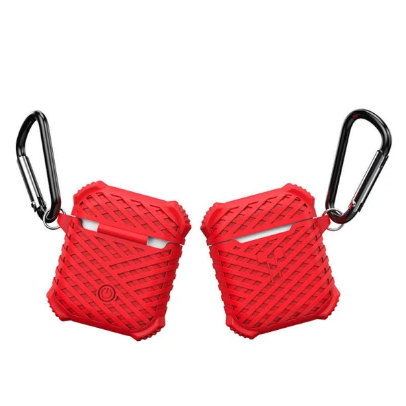 Apple Airpods 1. / 2. Nesil ile uyumlu Kılıf Silikon Airbag ile uyumlu Kılıf 02 - 3