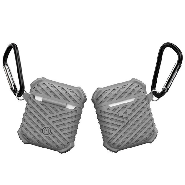 Apple Airpods 1. / 2. Nesil ile uyumlu Kılıf Silikon Airbag ile uyumlu Kılıf 02 - 4