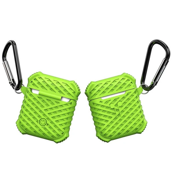 Apple Airpods 1. / 2. Nesil ile uyumlu Kılıf Silikon Airbag ile uyumlu Kılıf 02 - 6