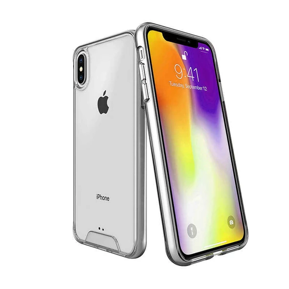 Apple iPhone XS Max 6.5 Kılıf Şeffaf Sararmaz Gard Silikon