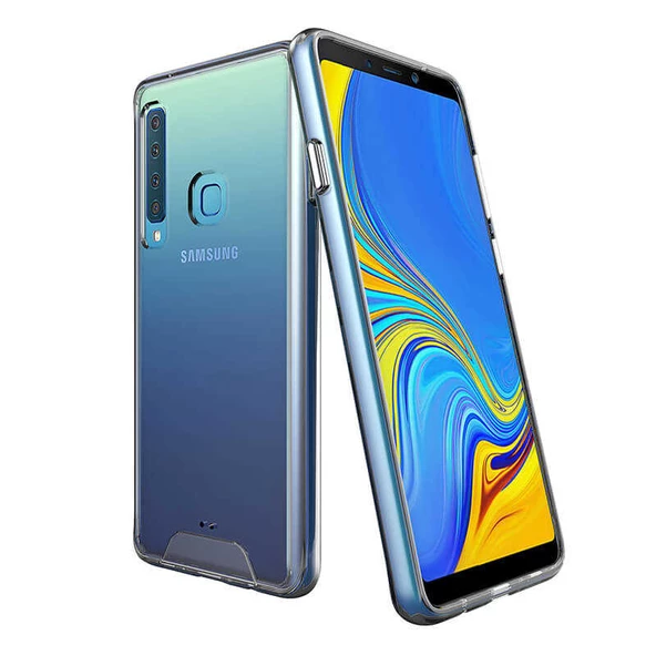 Samsung Galaxy A9 2018 Kılıf Şeffaf Sararmaz Gard Silikon