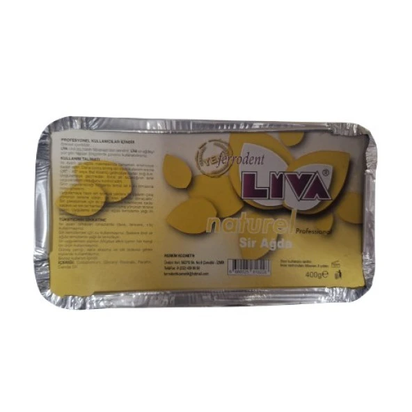 Liva Naturel Professional Kalıp Sir Ağda 400 Gr