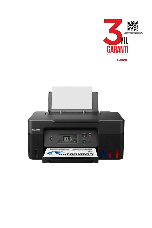 Pixma G2470 Tarayıcı + Fotokopi Renkli Mürekkep Püskürtmeli Yazıcı (Canon Eurasia Garantili) - 2