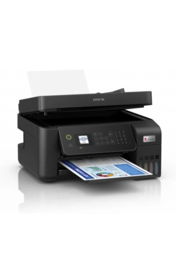 L5290 Ecotank Lcd Wi-fi Direct Airprint Lan Faks Tarayıcı Fotokopi Inkjet Tanklı Yazıcı - 3