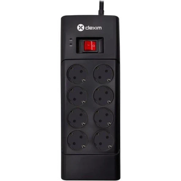 Dexim SP08DG 8Port Akım Koruyucu Priz - DCP008