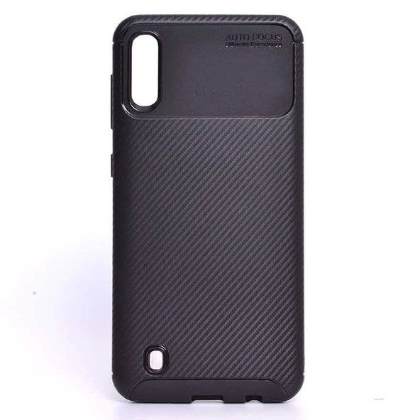 Samsung Galaxy M10 Kılıf Karbon Silikon Case