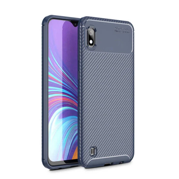 Samsung Galaxy A10 Kılıf Karbon Silikon Case