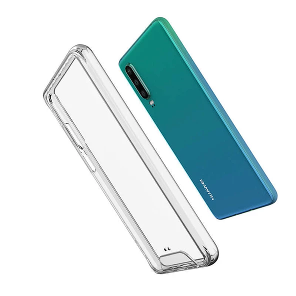 Huawei P30 Kılıf Şeffaf Sararmaz Gard Silikon - 5