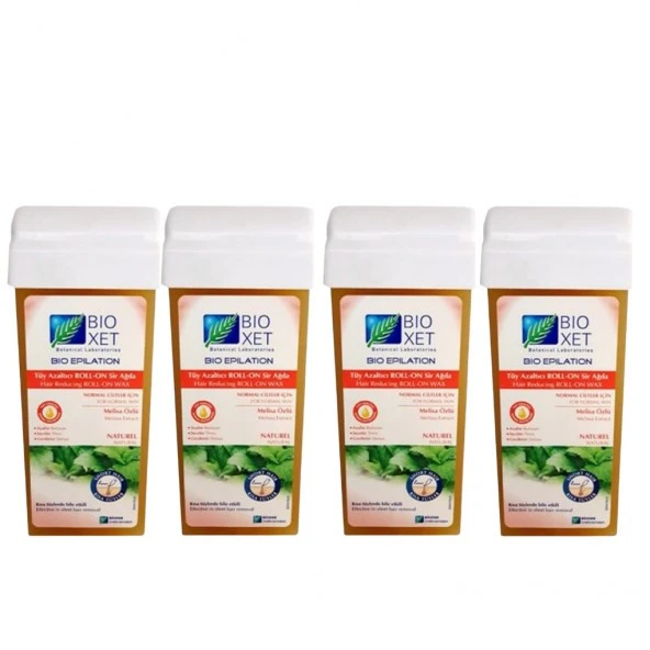 Bioxet Roll-On Sir Ağda Naturel 100 Ml 4 Adet