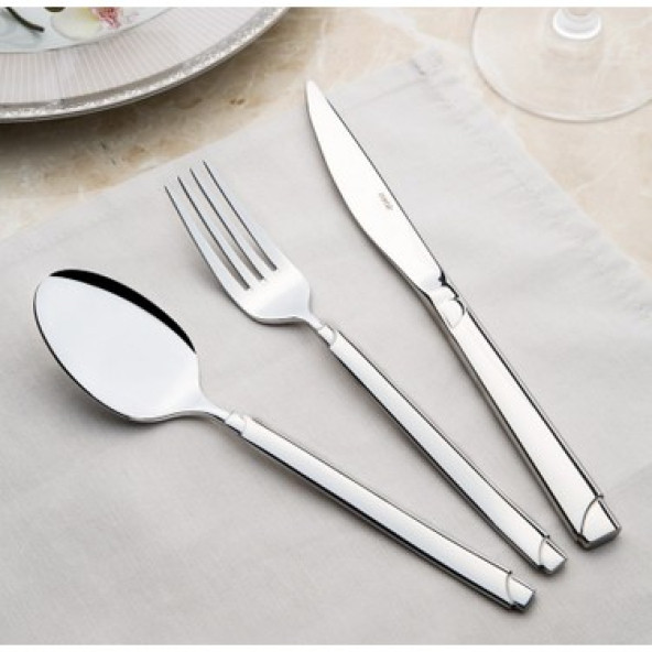 NEHİR PARİS MODEL PARLAK ÇAY KAŞIK 12'Lİ