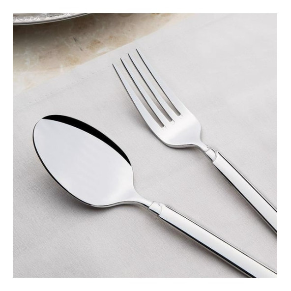 NEHİR PARİS MODEL PARLAK ÇAY KAŞIK 12'Lİ - 2