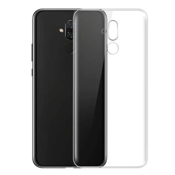 Huawei Mate 20 Lite Kılıf Şeffaf Silikon Hibrit Case