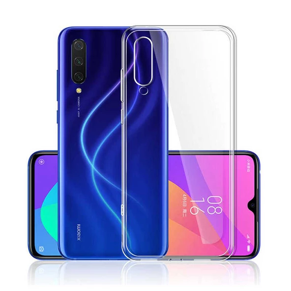 Xiaomi Mi A3 Kılıf Şeffaf Silikon Hibrit Case - 8