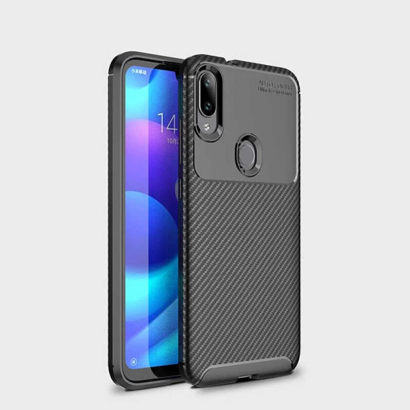 Xiaomi Mi Play Kılıf Karbon Silikon Case