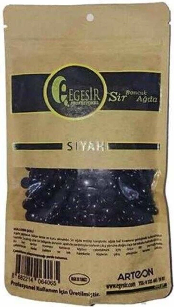 Ege Sir Boncuk Ağda Siyah 200 gr