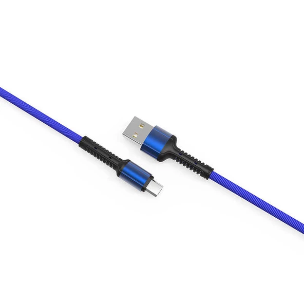 Hasır Kırılmaya Dayanıklı 2m LS64 Micro Usb Kablo - 4
