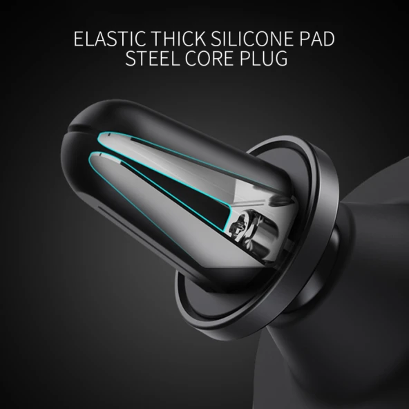 Wireless Şarjlı Araç İçi Telefon Tutucu Izgara X9 - 7