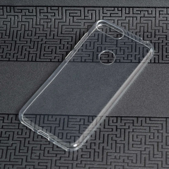 Alcatel 1S Kılıf Şeffaf Silikon Hibrit Case