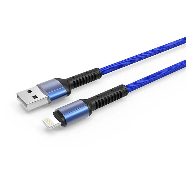 Hasır Kırılmaya Dayanıklı 2m LS64 Lightning Usb Kablo