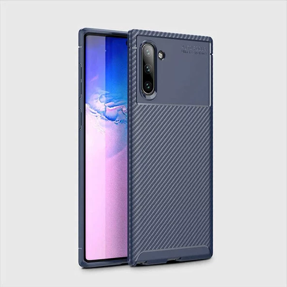 Samsung Galaxy Note 10 Kılıf Karbon Silikon Case