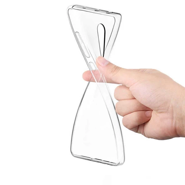 Meizu Note 8 Kılıf Şeffaf Silikon Hibrit Case - 4