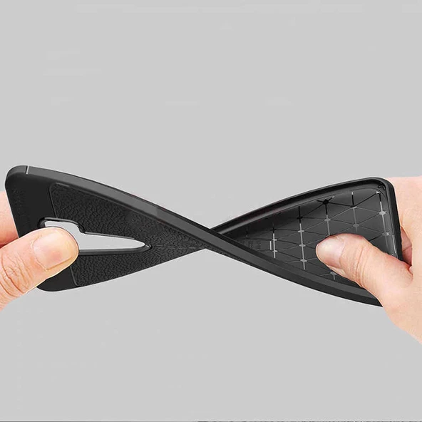 Xiaomi Redmi Note 8 Pro Kılıf Deri Tarzı Niss Silikon Case - 6