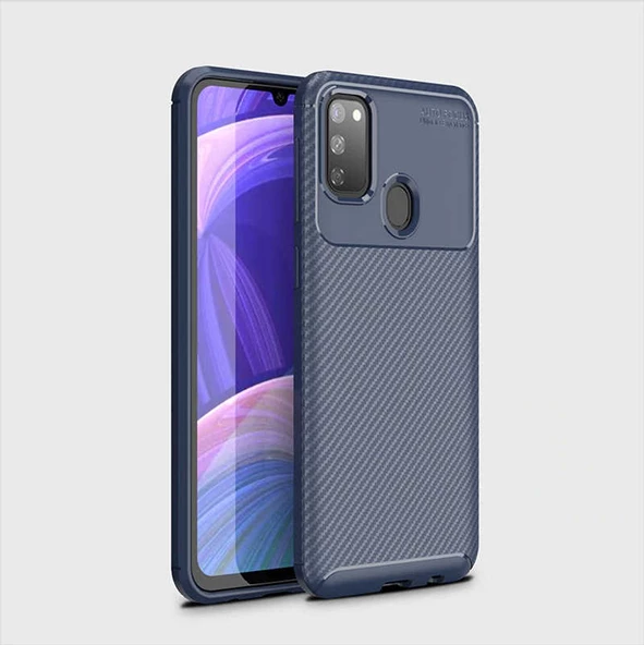 Samsung Galaxy M30S Kılıf Karbon Silikon Case