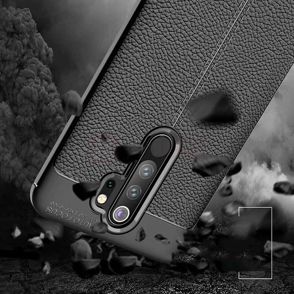 Xiaomi Redmi Note 8 Pro Kılıf Deri Tarzı Niss Silikon Case - 7