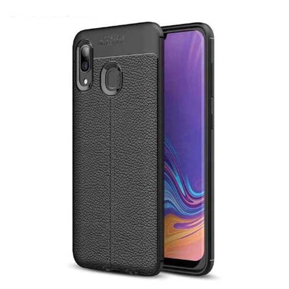 Samsung Galaxy A10S Kılıf Deri Tarzı Niss Silikon Case