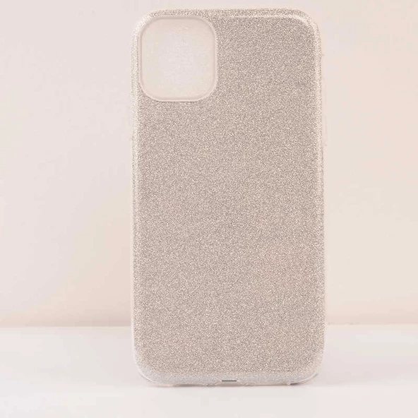 Apple iPhone 11 Pro Max Kılıf Simli Parlak Shining Kapak - 8