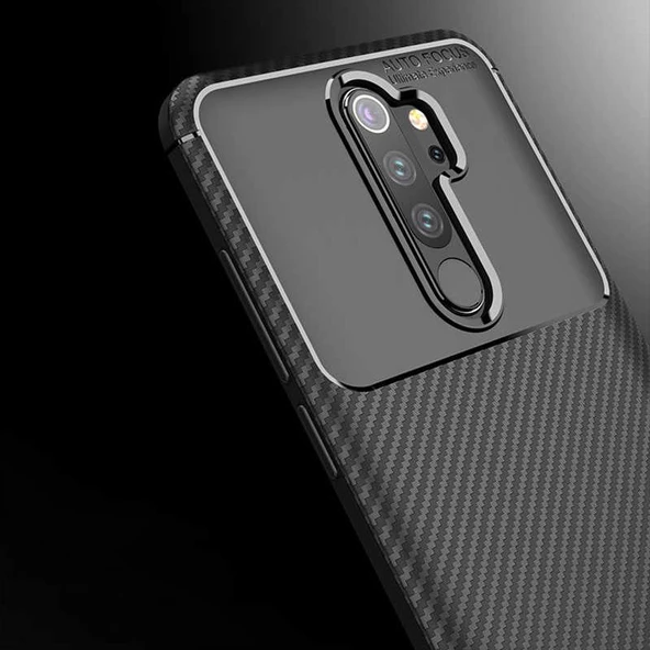 Xiaomi Redmi Note 8 Pro Kılıf Karbon Silikon Case - 8