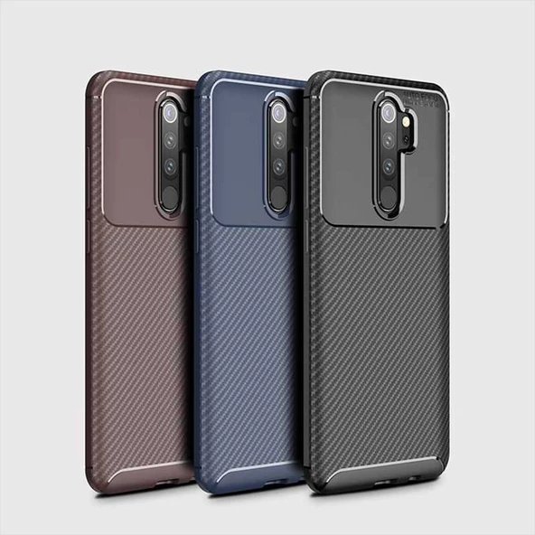 Xiaomi Redmi Note 8 Pro Kılıf Karbon Silikon Case - 11