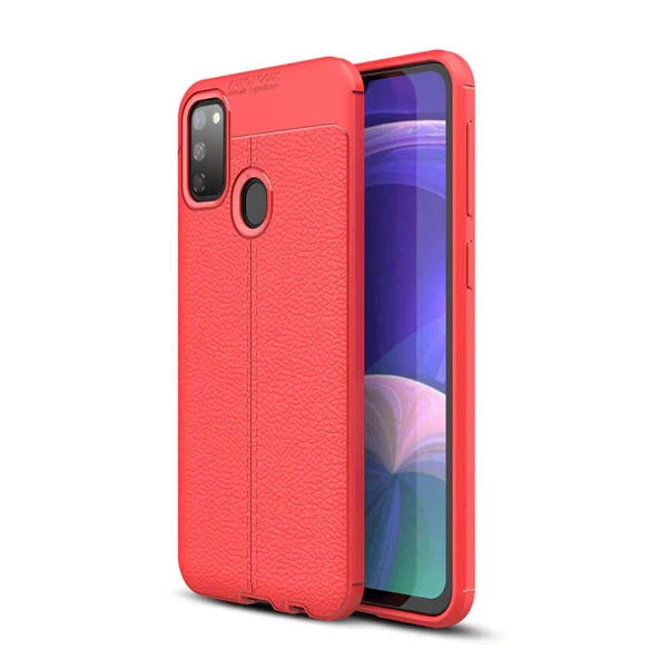 Samsung Galaxy M30S Kılıf Deri Tarzı Niss Silikon Case