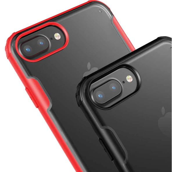 Apple iPhone 8 Plus Kılıf Mat Volks Case - 4