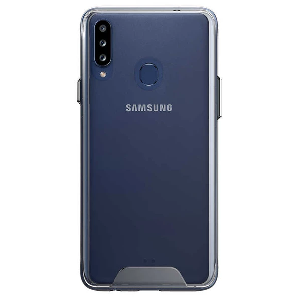Samsung Galaxy A20S Kılıf Şeffaf Sararmaz Gard Silikon - 10