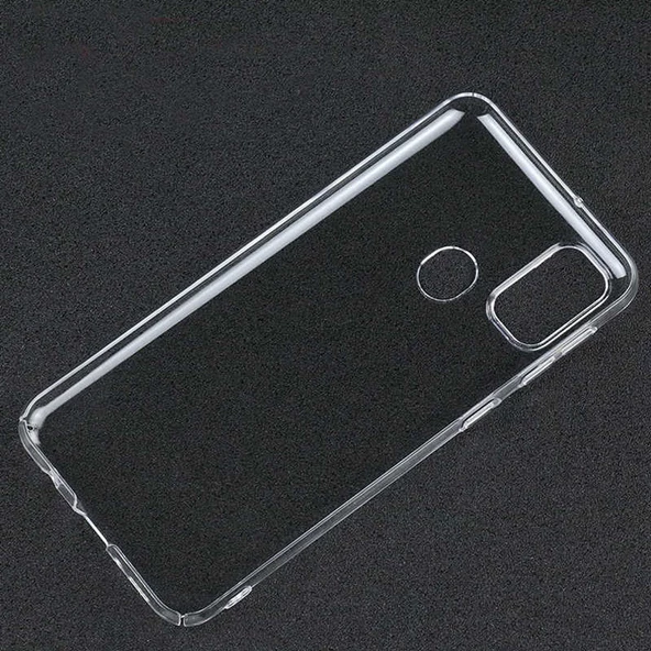 Samsung Galaxy M30S Kılıf Şeffaf Silikon Hibrit Case