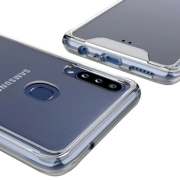 Samsung Galaxy A20S Kılıf Şeffaf Sararmaz Gard Silikon - 3